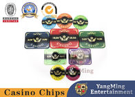 Hot Stamping 55mm High Transparent 13.5g  ABS Poker Chips