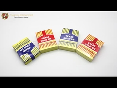 赤く及び青色の火かき棒のための鈍いポーランドの100%のポリ塩化ビニールの防水トランプ