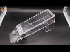 全透明な8組の火かき棒のトランプのカジノの特別な手動ディーラーの靴