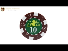 11.5g ABS紫外線印および場合が付いているプラスチック テキサスのブラックジャックの粘土のカジノの火かき棒のチップセット