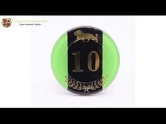 800pcsカスタマイズ可能なアクリルのバカラのテーブルRFIDのカジノの火かき棒のチップセットの水晶プラスチックID