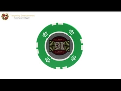 760のステッカーの粘土のポーカー用のチップは12gテキサスの火かき棒のテーブル ゲームの破片を置いた