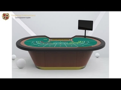 10人の販売のための良質の火かき棒のテーブルの純木のバカラの賭けるテーブル