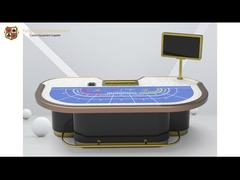 金属のフィートが付いているカスタマイズされた設計基準賭ける表7の人のバカラの火かき棒のテーブル