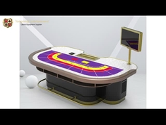 贅沢なカスタマイズされたバカラの賭けるテーブルのポーカー ゲームのテーブル クロスのテーブルの製造業者