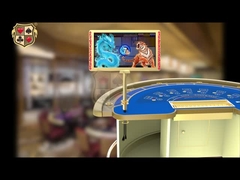 DY07 厚さ 27 インチ両面モニター、カジノポーカーゲーム用ライト付き