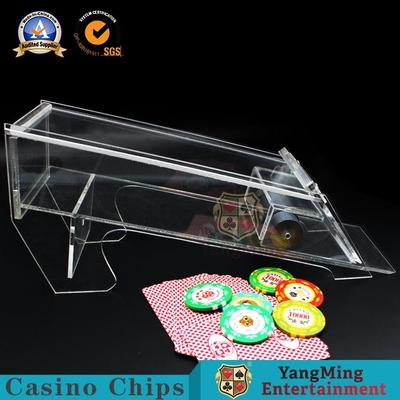 購入 国際標準カード ディーラー シューズ 8 デッキのソリティア バカラ ポーカー テーブル シャッフル ディーラー オンライン製造