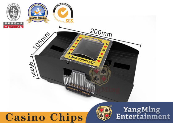 購入 5 #電池カジノのテーブル ゲームの火かき棒のトランプのための単一のプラスチック カードShuffler オンライン製造