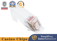 8 Pairs Poker Cards Casino Table Dealer Shoe  Customized Translucent Acrylic Plastic Iron Shaft
