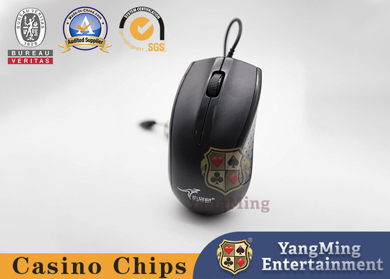 購入 バカラのゲームの火かき棒のテーブルおよびカウンタートップのための古典的で黒いUSBインターフェイス無声マウス オンライン製造