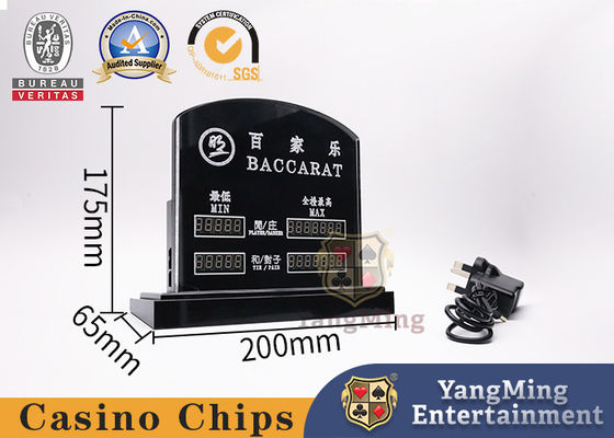 購入 透明なカジノのゲームの付属品LEDの電子レッド・カードのバカラのポーカー ゲームのテーブルはカードを賭けた オンライン製造