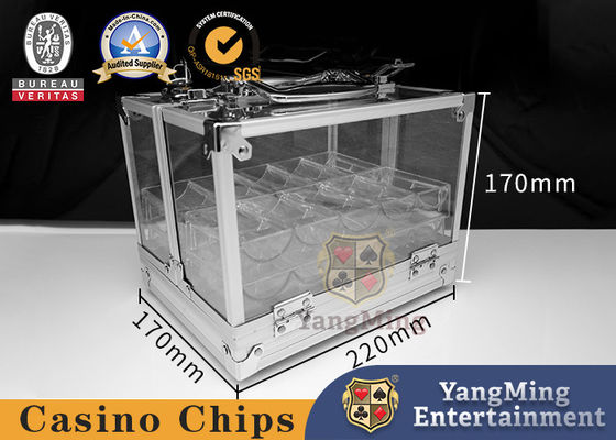 購入 Acrylic Casino Chip Case – Holds 600 Poker Chips with 6 Trays オンライン製造