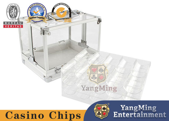 購入 600 Capacity Acrylic Poker Chip Case with 6 Storage Trays オンライン製造