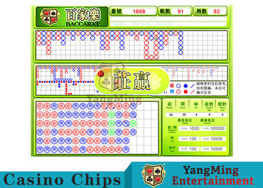 購入 独立したリモート・コントロール キーボード24 HDの表示バカラの火かき棒のテーブル ソフトウェアが付いている電気バカラの賭けるシステム オンライン製造