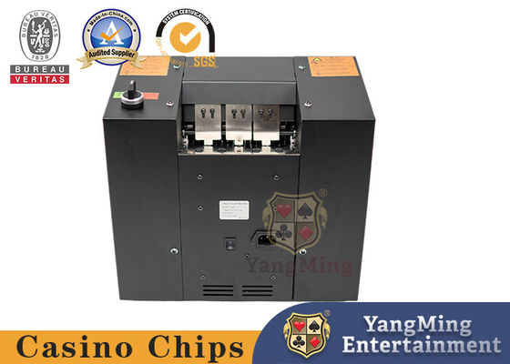 購入 ブラックメタル ダブルポート カジノ カードゲーム ポッカーのゴミ紙の自動スライダー オンライン製造