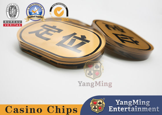 購入 ゴールデン・オーバル・ポジショニング・カード 国際ブル・ポーカー・テーブルゲーム アクセサリー オンライン製造
