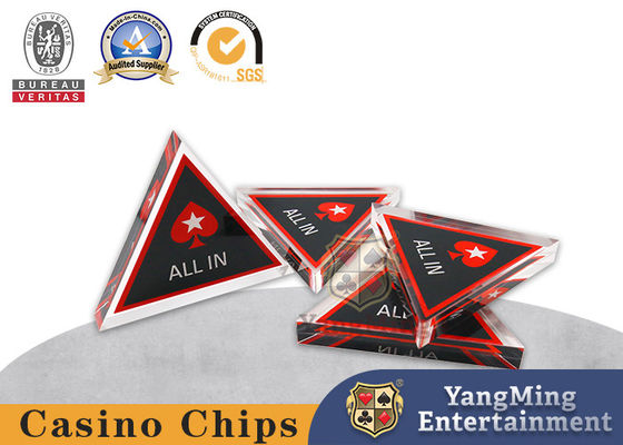 購入 透明なアクリル三角座標カード テキサス・ホールダム ポーカー・ハート オール・イン・カード オンライン製造