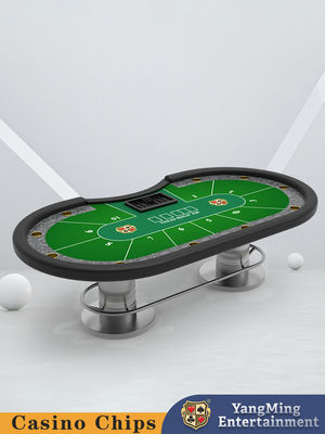 購入 カスタマイズされた10人のプレーヤー メタルバープロテクター テキサス・ホールデム ポーカーテーブル カジノ レクリエーションゲームテーブル オンライン製造
