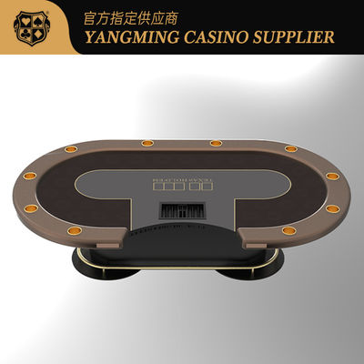 購入 ブラック オバル メタル トレッドル ポーカーテーブル テキサス カジノ ポーカーゲームテーブル オンライン製造