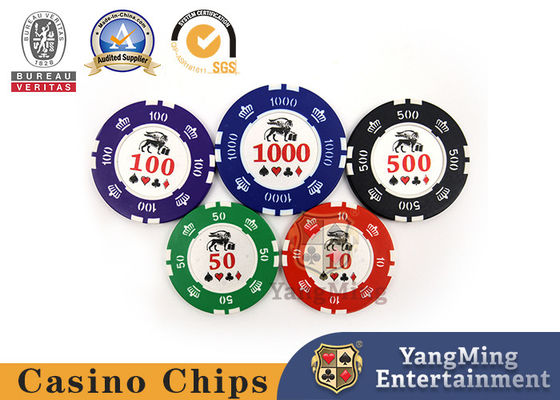 購入 760 Pieces Of American Iron Core Clay Chip Set Clay Frosted Sticker Chip テキサス 偽造防止チップ ゲーム 貨幣 工場 スロット オンライン製造