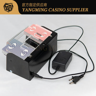 購入 バカラカジノクラブゲームのためのアップグレードされたアンチジャムサイレントデザインメタル2デッキポーカーシャッフラー オンライン製造