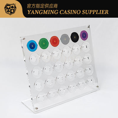 購入 30PCS ポーカーチップラック アクリル透明ポーカーテーブル チップセットラック オンライン製造