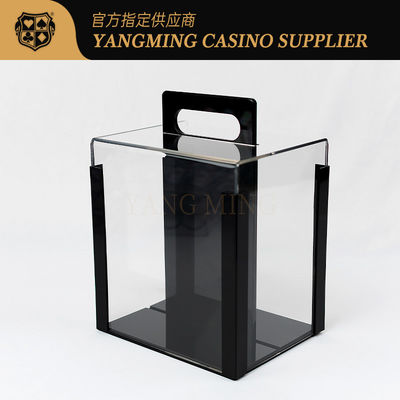 購入 バカラカジノクラブポーカーゲーム用の新装アクリル 1000ヤードチップケース オンライン製造