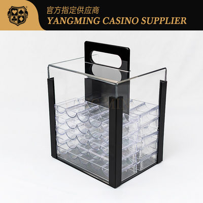 購入 バカラやその他のカジノゲーム用ポーカーギャンブルエッセンシャル1000ヤードアクリルチップボックス オンライン製造