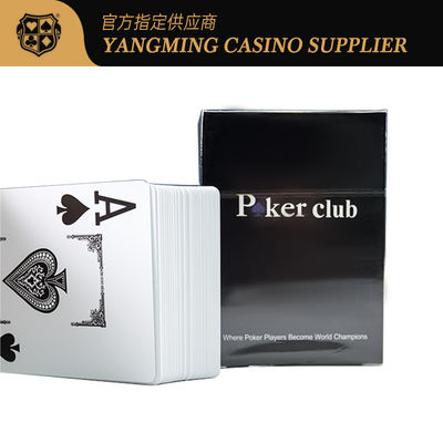 購入 100% PVC 防水テキサスホールデムポーカー playing cards 88*63mm デッキ 赤青色 ギャンブル プラスチックカード オンライン製造