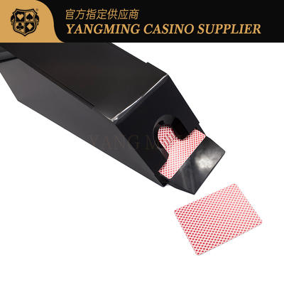 購入 プロフェッショナルカスタマイズされた8デッキポーカーカードディーラープラスチックカジノテーブルバカラディーラーシュー オンライン製造