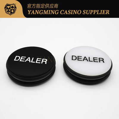 購入 テキサスはそれらを黒い握る及び白い両面の刻む円形のディーラー カードは部分の位置を押す火かき棒のテーブルのサイズを欠く オンライン製造