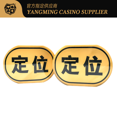 購入 ゴールデン・オーバル・ポジショニング・カード 国際ブル・ポーカー・テーブルゲーム アクセサリー オンライン製造