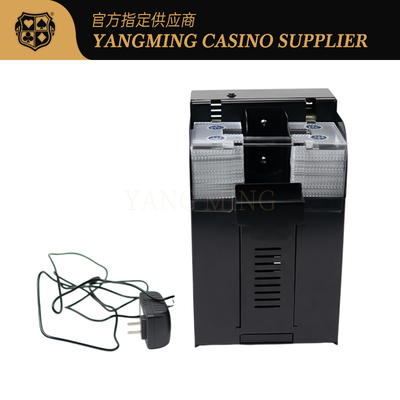 購入 カジノゲーム用、黒色金属鉄製、国際仕様フルオート8デッキテキサスホールデムシャッフラー オンライン製造