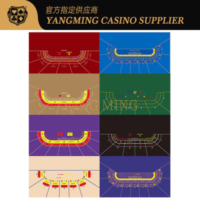 購入 Casino Baccarat Tablecloth 9 Player Poker Table Game Can Be Designed And Customized オンライン製造