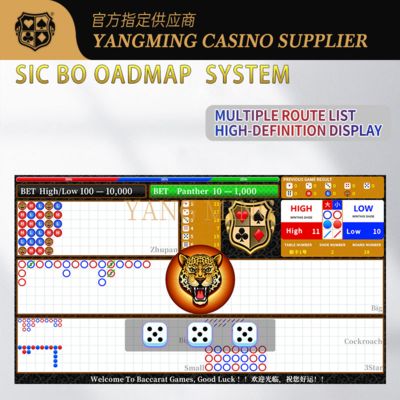 購入 Electronic Sic Bo Roadmap Display System – Customizable Casino Dice Game Solution オンライン製造