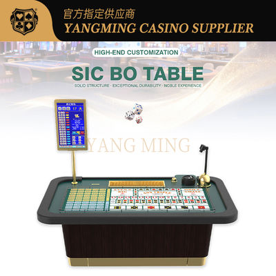 購入 Customizable Sic Bo Table – Premium Casino-Grade Dice Game Table For Sale オンライン製造