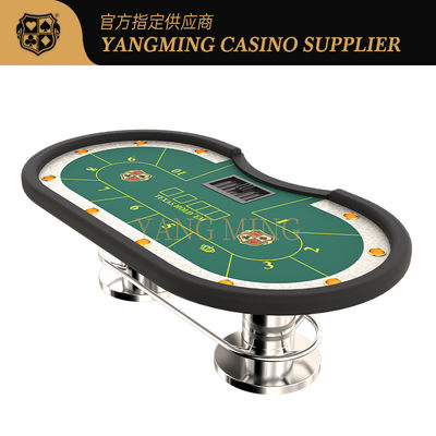 購入 Luxury Custom Texas Hold'em Poker Table – Professional Casino-Grade Gaming Table For Sale オンライン製造