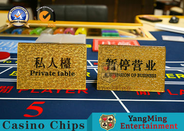 購入 高直通の金スクリーン数カード アクリルの注文VIPクラブハウスは環境に優しい確保した オンライン製造