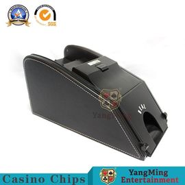 購入 4つのデッキ標準的なカード ポーカー ゲームは理性的なオールインワン黒い色の普遍的な電源に蹄鉄を打つ オンライン製造