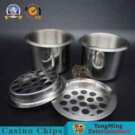 購入 70gカジノのゲームの付属品テキサスはそれらを火かき棒のテーブルの飲み物のホールダーのための灰皿スクリーンのテーブルのステンレス鋼の低下握る オンライン製造