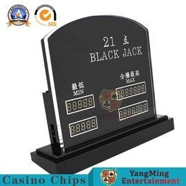 購入 795gカジノのテーブルの付属品の最低の最大レートのNiu Niuのブラックジャックの導かれたライトが付いている賭けるテーブルの限界のデジタル限界の印 オンライン製造