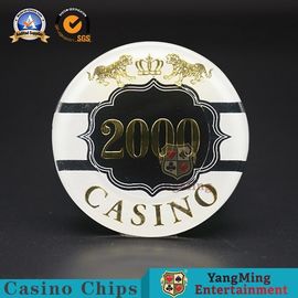 購入 3-4.3MM Thinknessの注文のポーカー用のチップの粘土の陶磁器のナイロン ステッカー14g オンライン製造