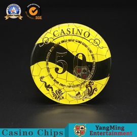 購入 紫外線ステッカーの滑らかな接触のアクリルの陶磁器の金属のナイロンRFIDポーカー用のチップを青銅色にすること オンライン製造