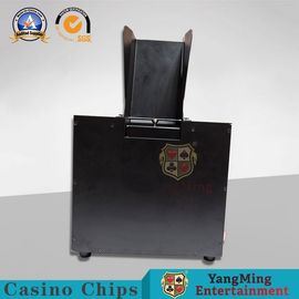購入 熱心なカジノのゲームの付属品は十分に理性的な自動火かき棒カード カッターの黒色有効なカード シュレッダーに金属をかぶせる オンライン製造