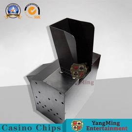 購入 古典的なカジノのゲームの付属品の単一の左舷金属の鉄の自動火かき棒カード寸断機械 オンライン製造