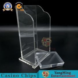 購入 プラスチック8デッキのトランプはホールダー/箱のカジノの火かき棒のテーブル ゲームの専用されていた付属品を放棄します オンライン製造