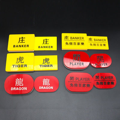 購入 コードを刻む環境に優しいアクリルのプラスチック両面印刷はChinese&Englishディーラーをめっきする オンライン製造