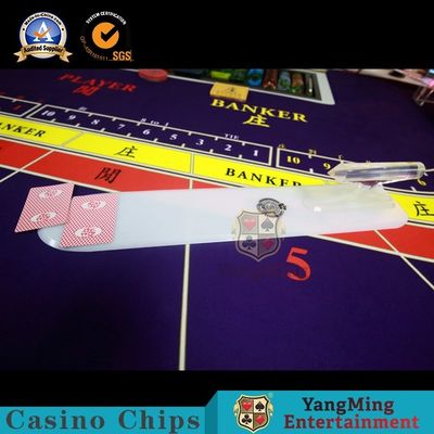 購入 良質のアクリルの透明なハンドルの一つはめの宝石カード ディスペンサーのバカラの火かき棒クラブ カウンタートップの付属品の粘土のプラスチック オンライン製造