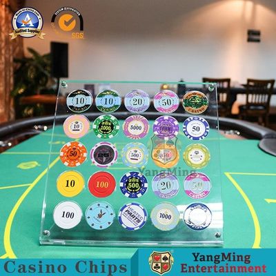 購入 プラスチック カジノのゲームの付属品30部分の火かき棒の反偽造の破片の陳列台 オンライン製造