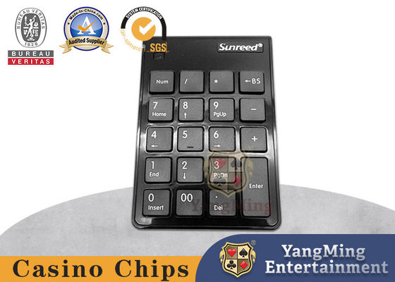購入 すべての黒い火かき棒のテーブルの無線キーボードの手動入力カジノのゲームの付属品 オンライン製造